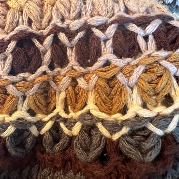 NWOT FREE PEOPLE Multicolor Chevron Knit Sweater - Picture 4 of 7